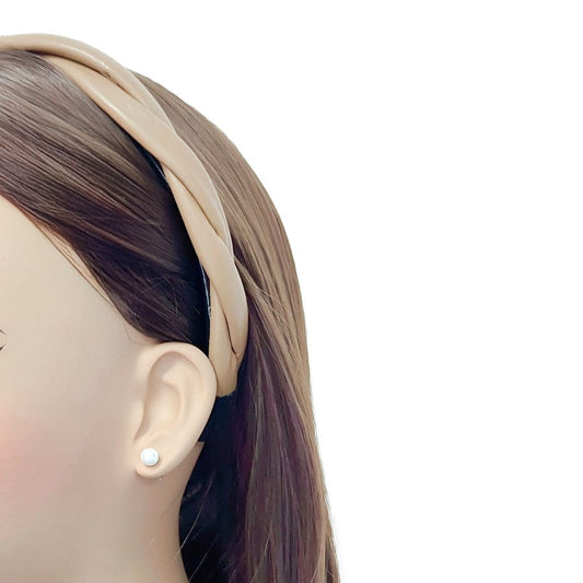 Leatherette Hairband