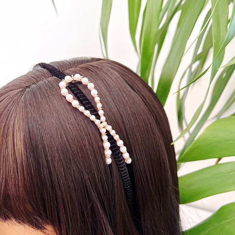 Bow Pearl Hairband