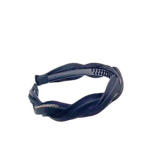 Braided Hairband with Crystals