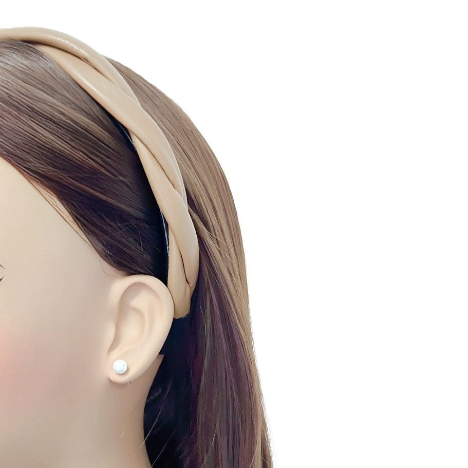 Leatherette Hairband